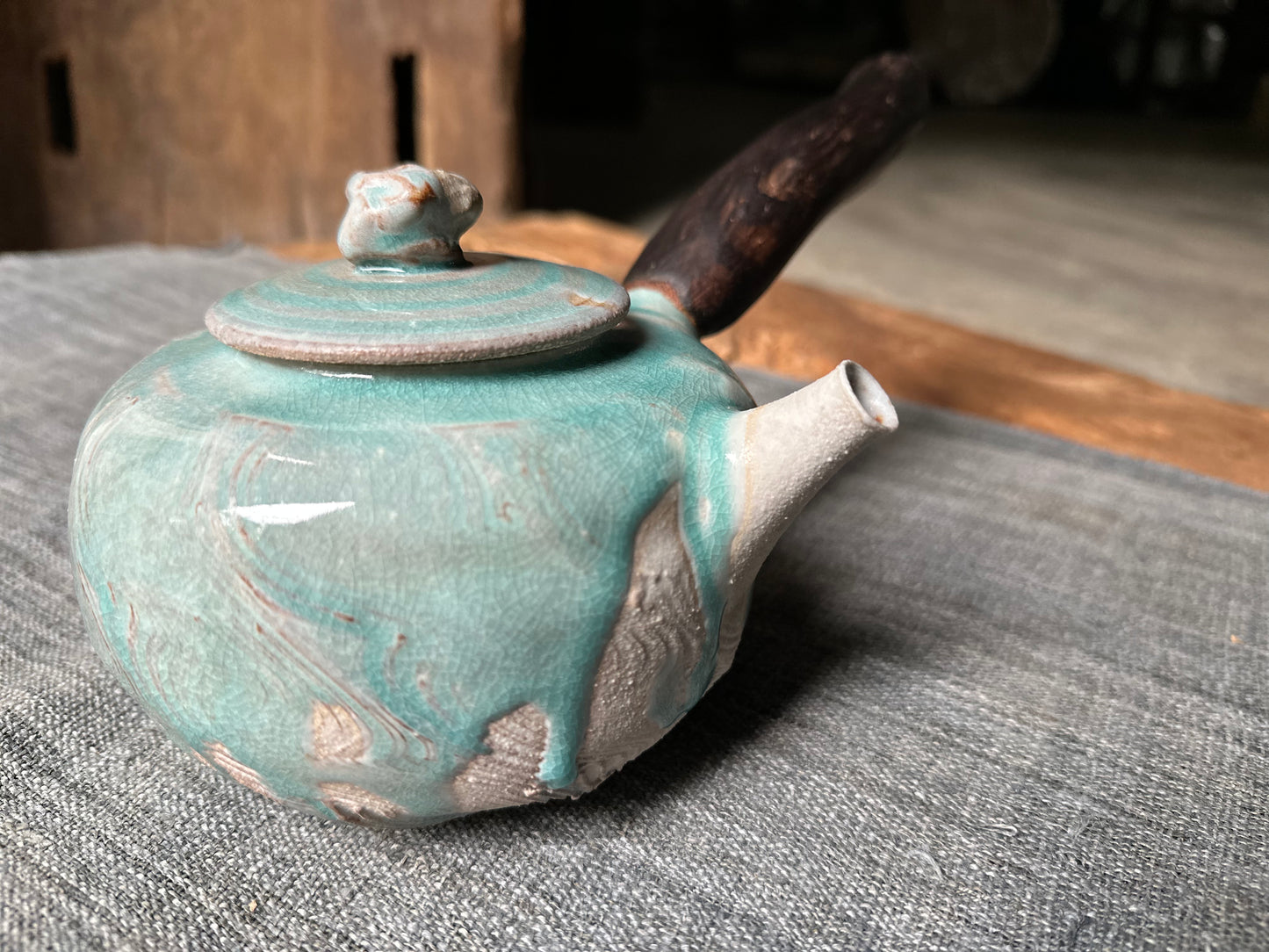 Side handle teapot(Gas kiln) -600ml