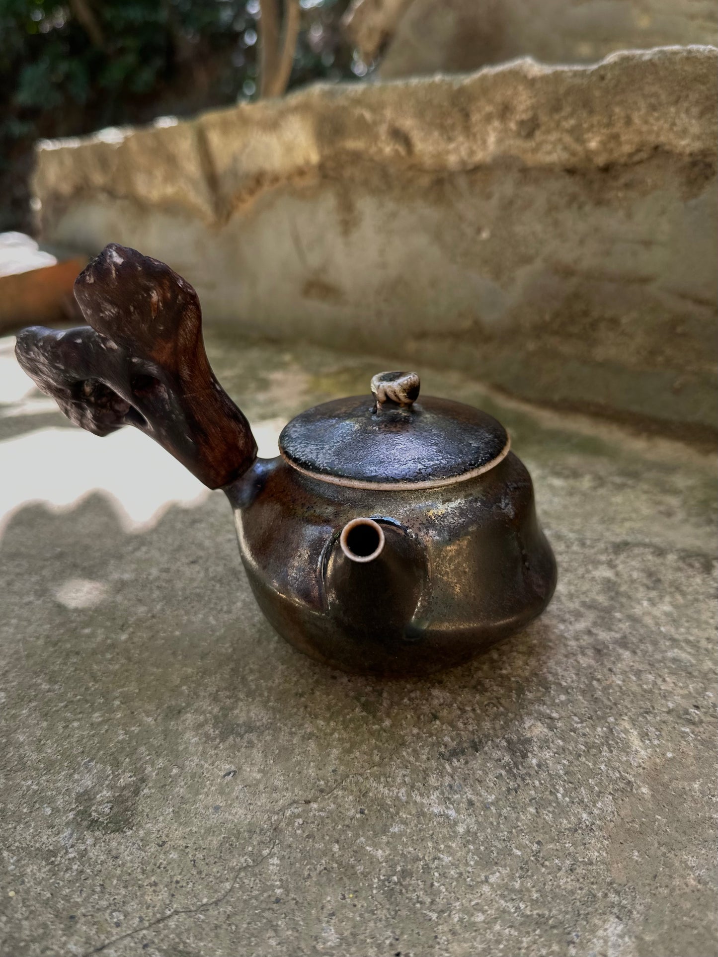 Wood fired teapot -250cc（lefty)