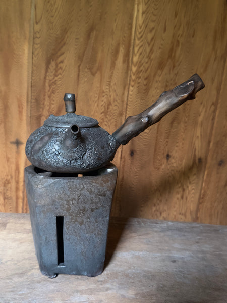 450ml sidehandle pot/Clay Kettle set 04