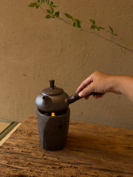 450ml sidehandle pot/Clay Kettle set