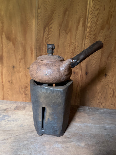 450ml sidehandle pot/Clay Kettle set 03