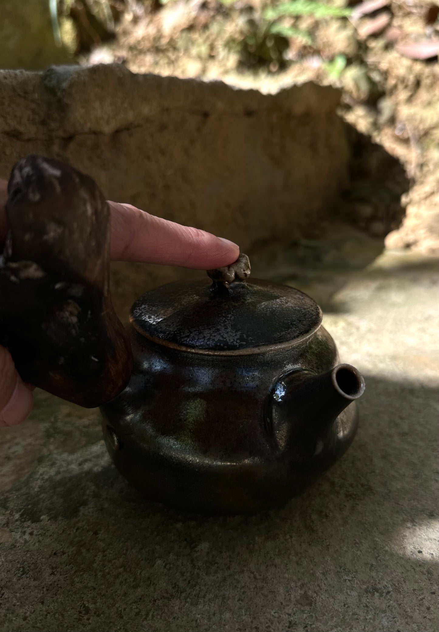Wood fired teapot -250cc（lefty)