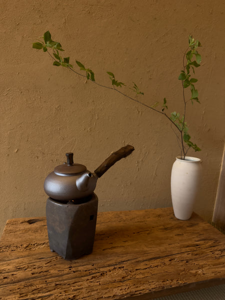 450ml sidehandle pot/Clay Kettle set