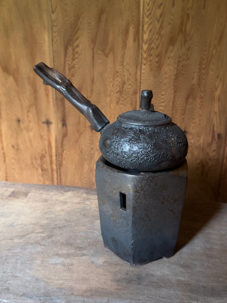 450ml sidehandle pot/Clay Kettle set 04