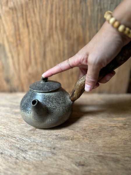 Wood fired teapot |around 400ml -7