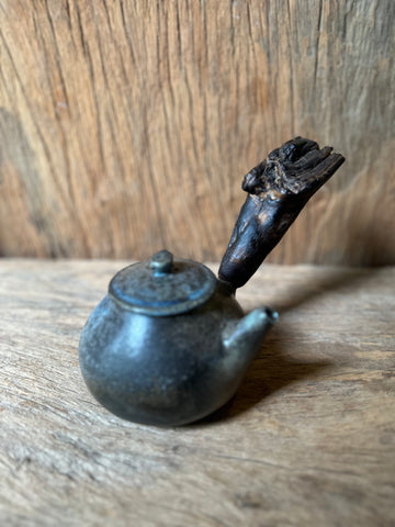 Wood fired teapot |around 400ml -9