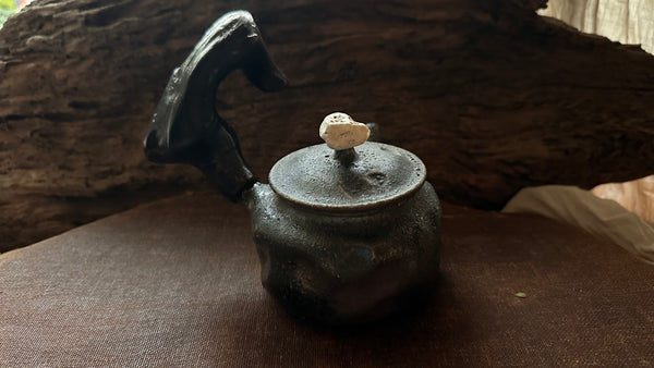 Wood fired teapot around 350ml (serves 5-7people) 3-13