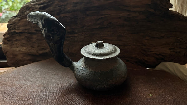 Wood fired teapot around 350ml (serves 5-7people) 3-14