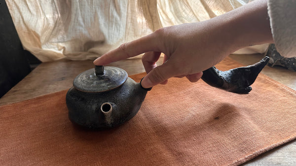 Wood fired teapot |around 250.| 2-22